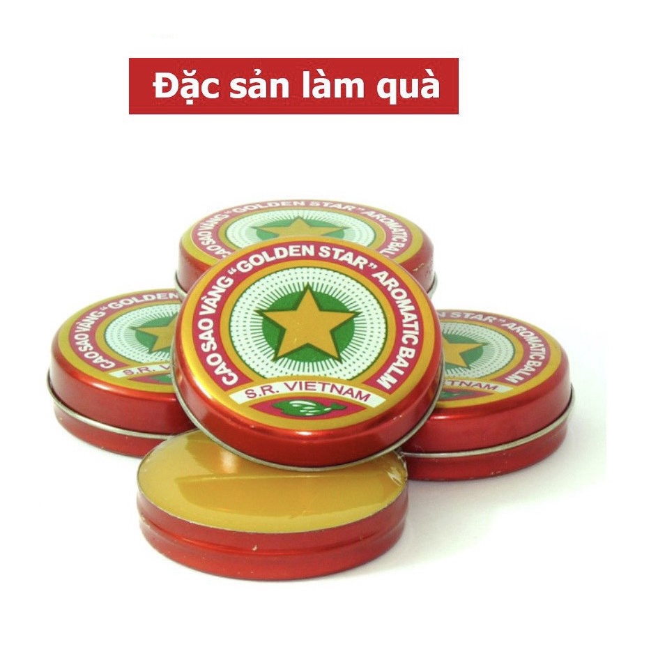 Cao Sao Vàng Chính Hãng 3g của Dược Phẩm TW3 - Dầu Cù Là, Đánh bay nhức đầu, đau bụng, say tàu xe