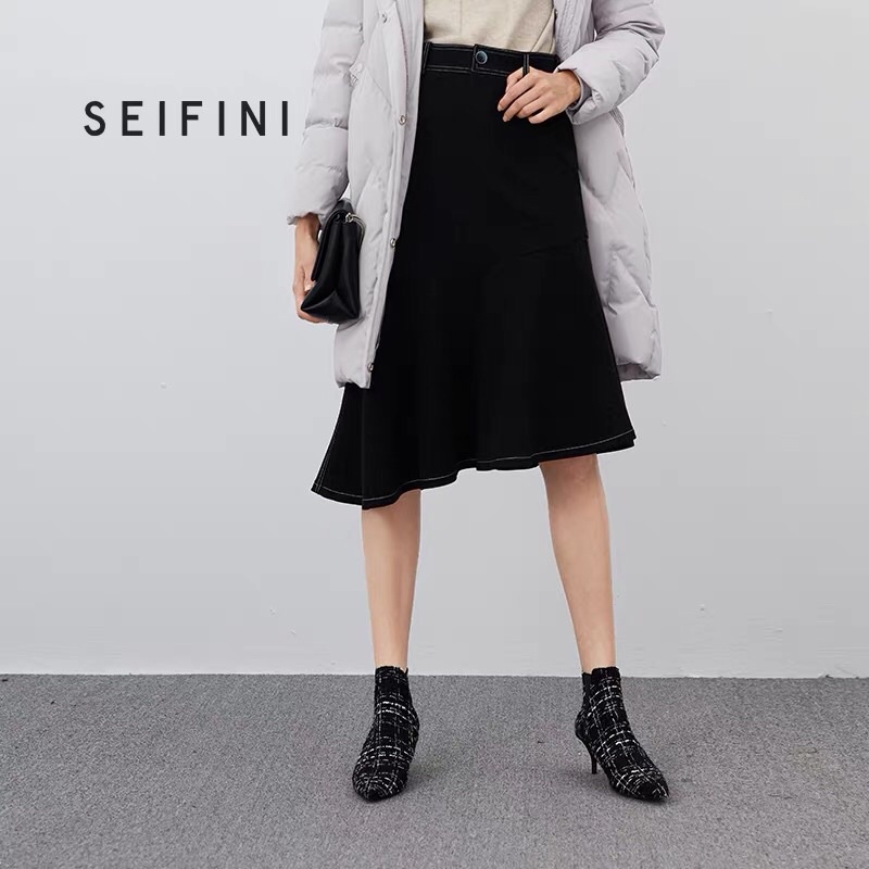 Chân váy dạ đuôi cá Seifini