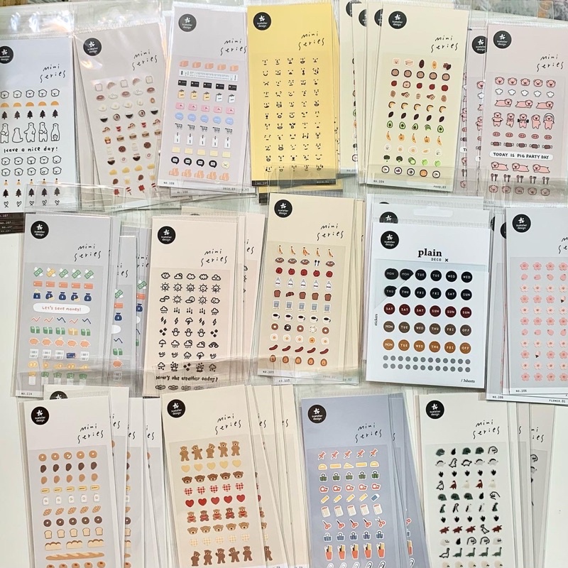 Sticker Hàn Quốc Suatelier bộ sưu tập Mini Series