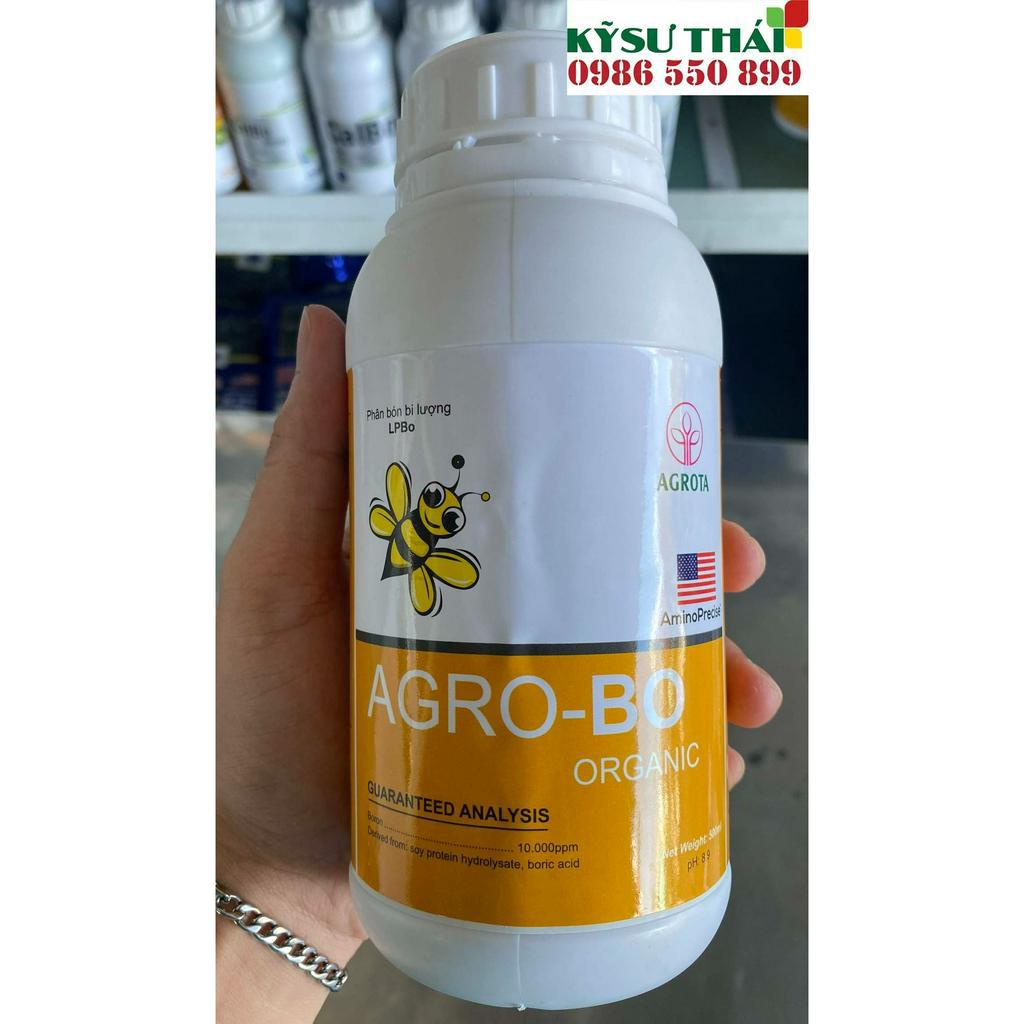 Bo Hữu Cơ Nhập Mỹ Agro Bo 500ml - Tăng Khả Năng Ra Hoa, Đậu Trái, Chống Rụng Trái Non, Trái To Đều | Kỹ Sư Thái