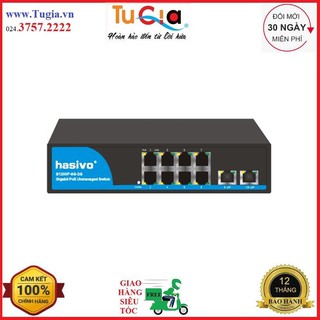8-Port FE PoE + 2-Port Uplink Switch HASIVO S1200P-8F-2F