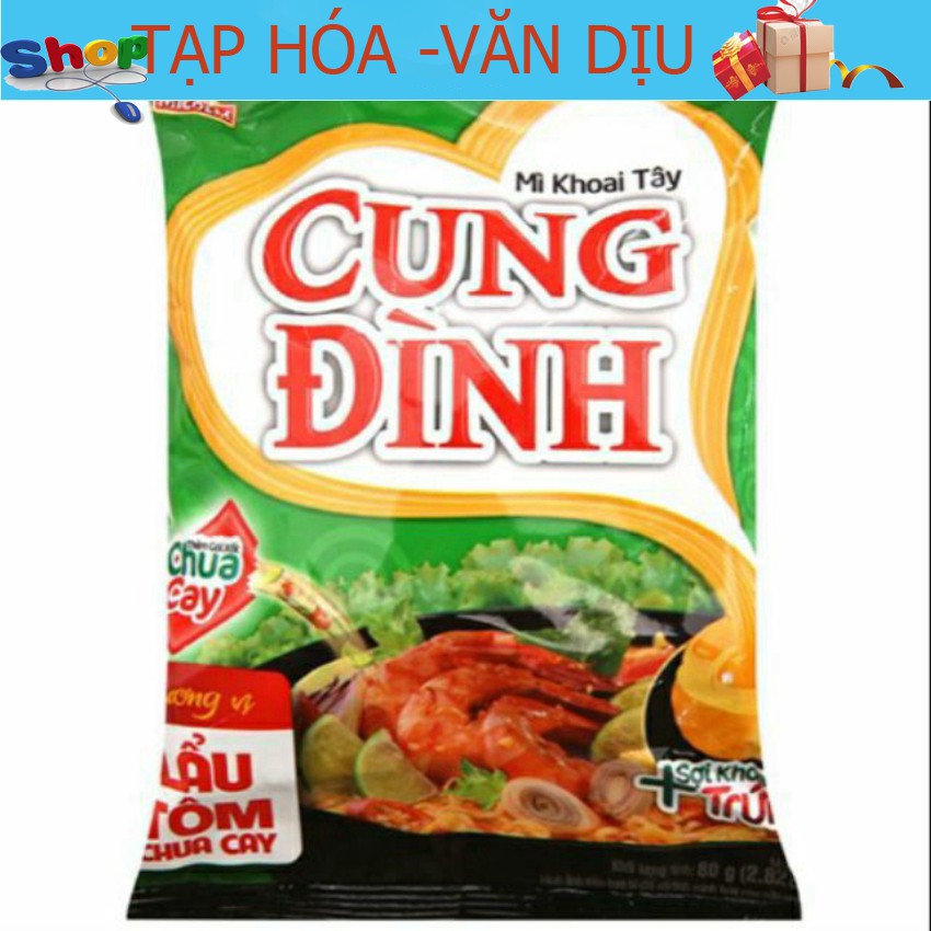 Mỳ cung đình lẩu tôm chua cay gói 80g