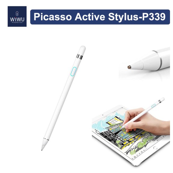 Bút cảm ứng chính hãng Wiwu PICASO Active Stylus -P339 Touch Pen , IOS/Androi/Window Cảm ứng siêu nhạy