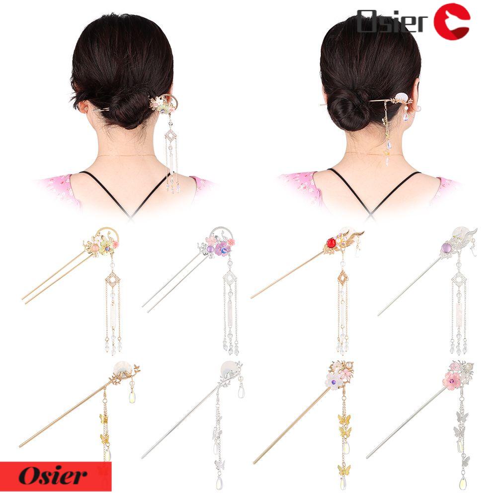 Trâm Cài Tóc Tua Rua Đính Ngọc Trai Handmade Thời Trang Cho Nữ