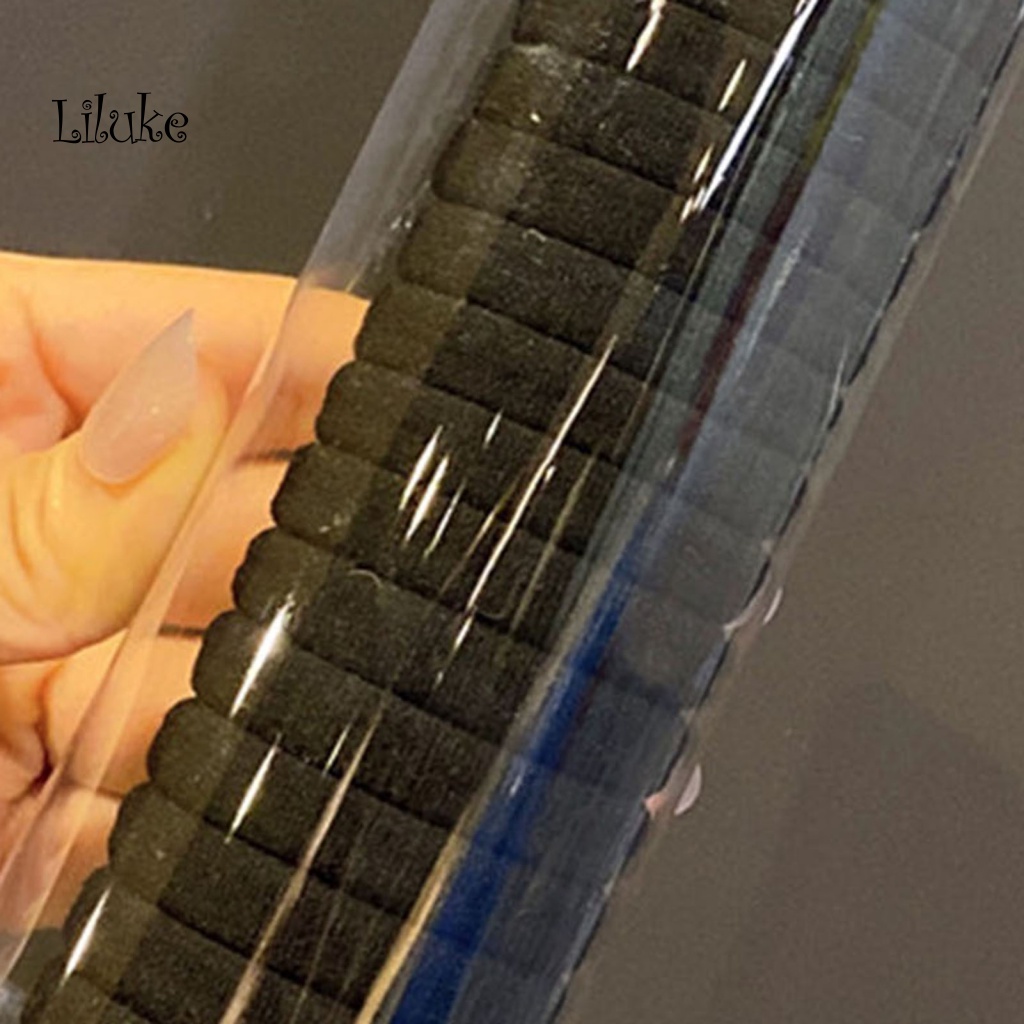 Dây Buộc Tóc Co Giãn Màu Trơn Đơn Giản Cho Nữ