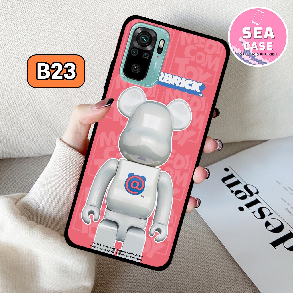 Ốp lưng XIAOMI REDMI NOTE 10/ REDMI NOTE 10S hình gấu đáng yêu,dễ thương – ốp nhựa chống trầy,chống va đập