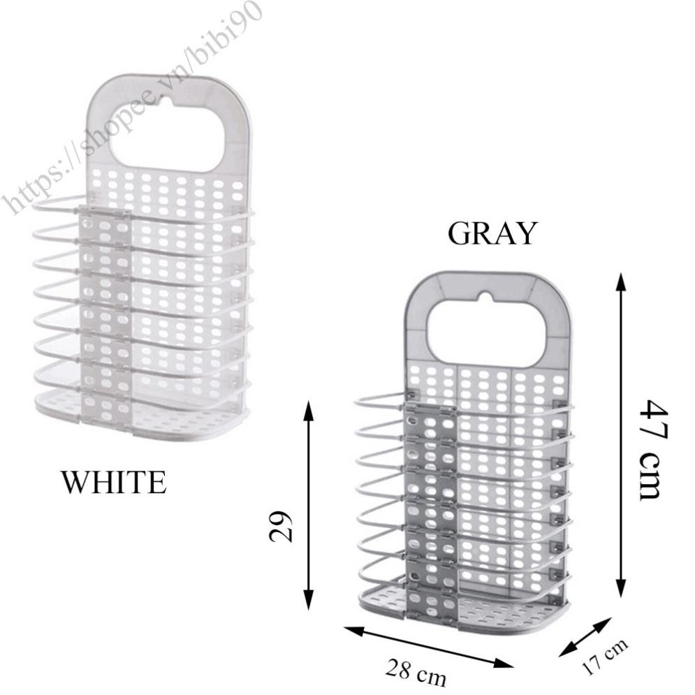 👉FREESHIP👉Rổ Đa Năng Gấp Gọn Đựng Quần Áo Và Đồ Dùng Sinh Hoạt Treo Tường Treo Máy Giặt Vô Cùng Tiện Lợi