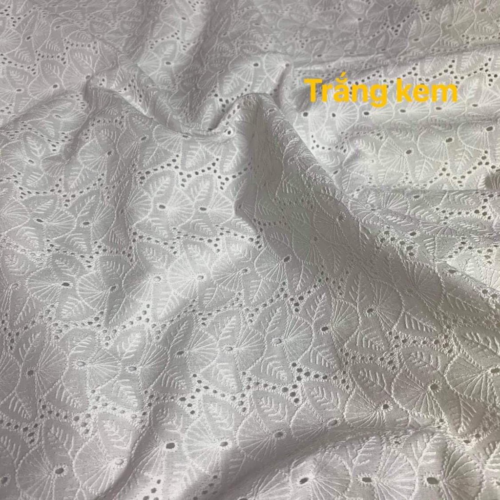 Vải thô thêu/kate thêu cao cấp