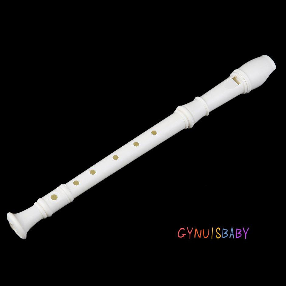 Sáo Nhựa Abs Màu Trắng Cho Bé