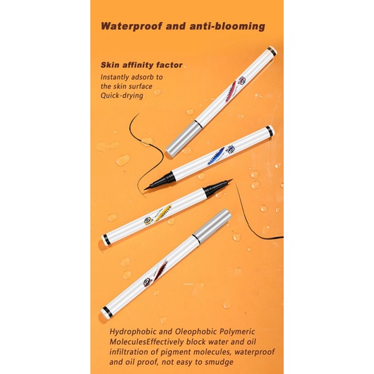 [Hàng mới về] Bút kẻ mắt dạng lỏng WATERBELINE lâu trôi chống thấm nước không nhòe dành cho người mới bắt đầu