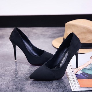 Giày cao gót nhọn da lộn cao cấp 7cm