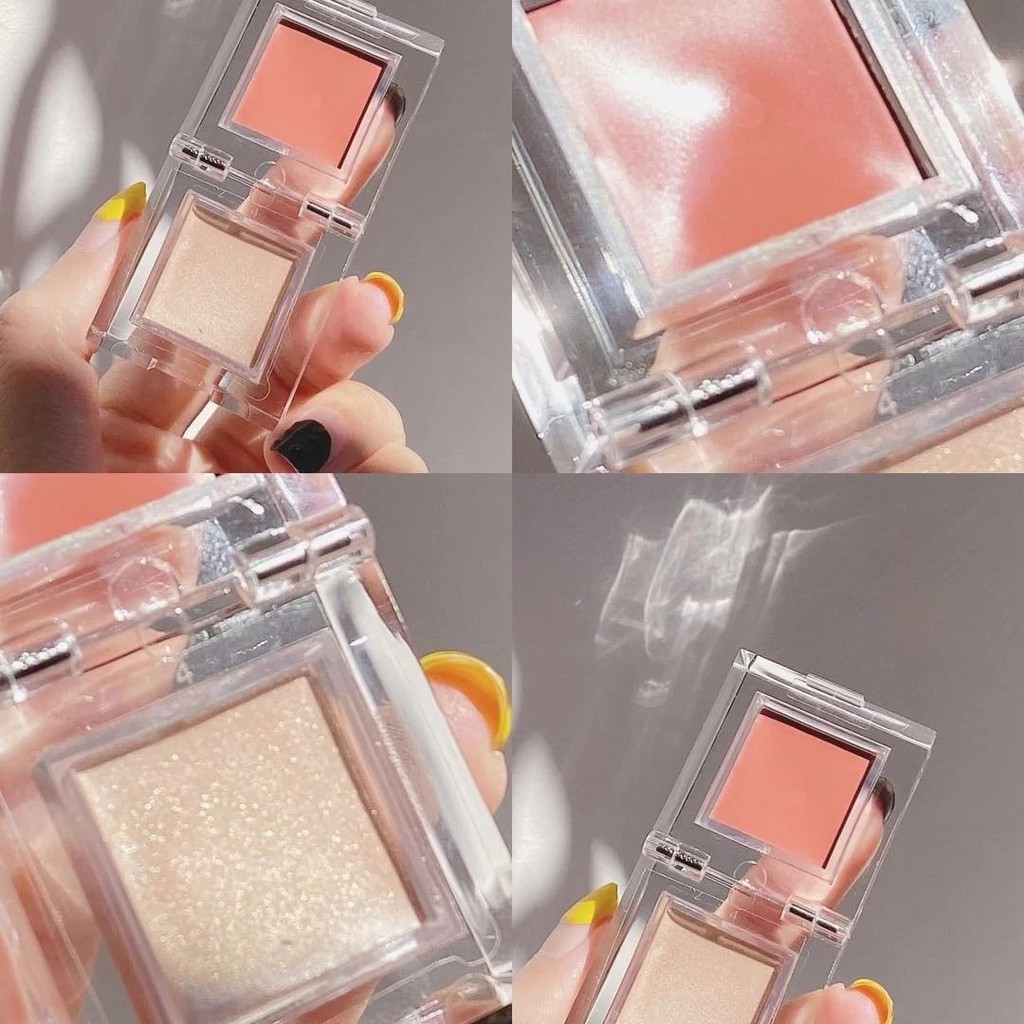 [Hàng mới về] Phấn má hồng có thể dùng làm bắt sáng chống nước lâu trôi xinh xắn | BigBuy360 - bigbuy360.vn