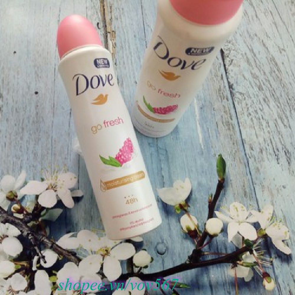 Xịt Khử Mùi Nữ 150Ml Dove Go Fresh Go Fresh Lựu, vov567 100% Là Hàng Chính Hãng.