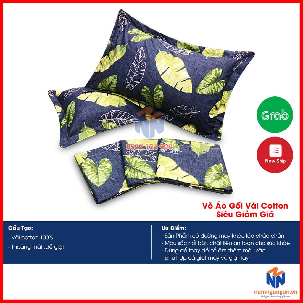 Vỏ áo gối nằm vải cotton [CHỦ YẾU LẤY FEEDBACK] - Giao màu ngẫu nhiên | BigBuy360 - bigbuy360.vn