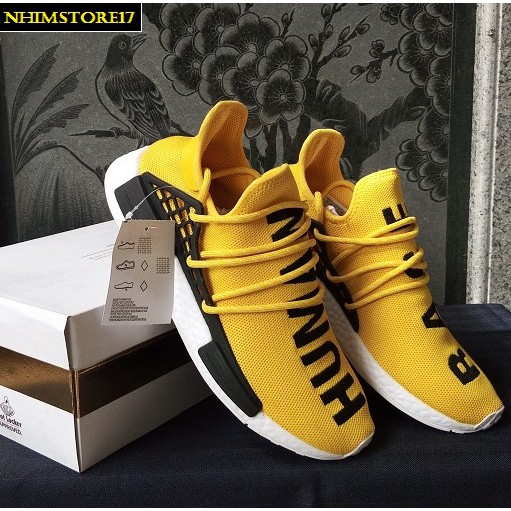 (FULLBOX) Giày Thể Thao NMD HUMAN RACE YELLOW Vàng