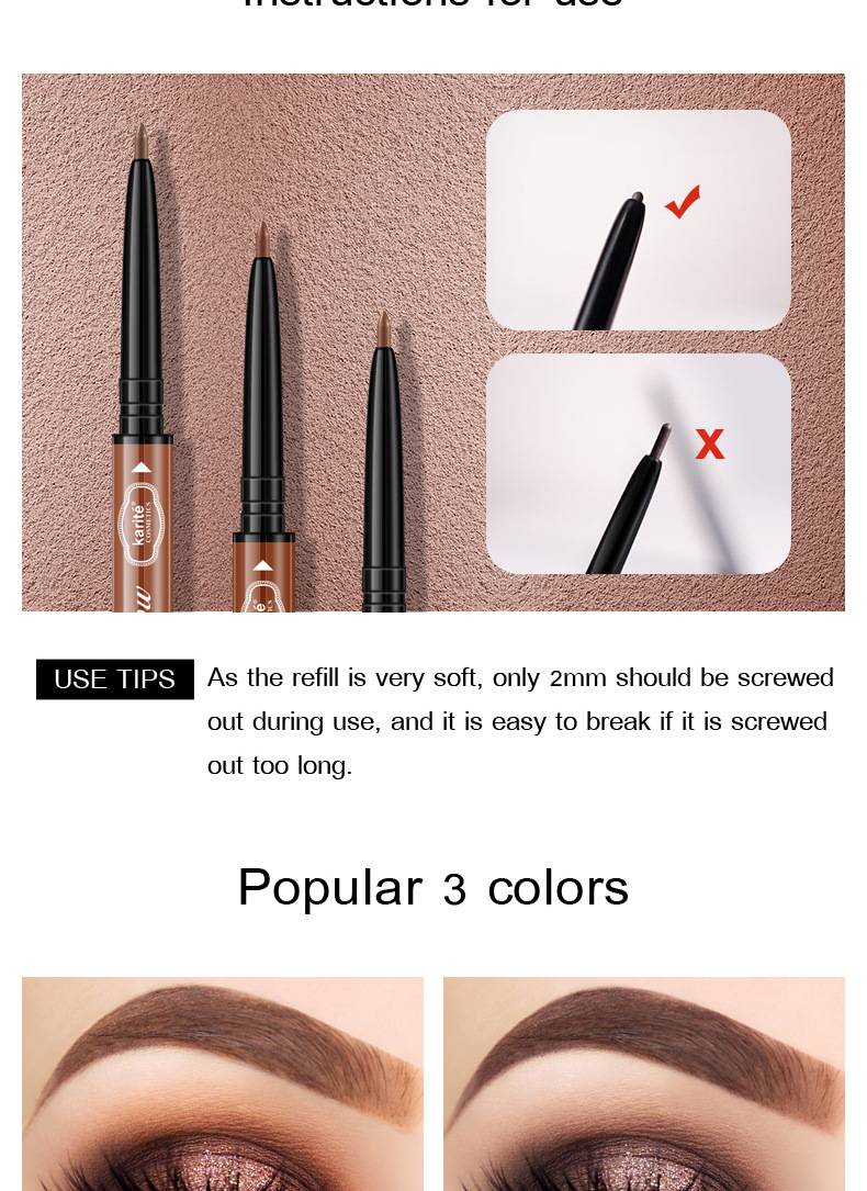 (Hàng Mới Về) Bút Kẻ Lông Mày Hai Đầu Chống Thấm Nước Và Mồ Hôi Lâu Trôi | BigBuy360 - bigbuy360.vn