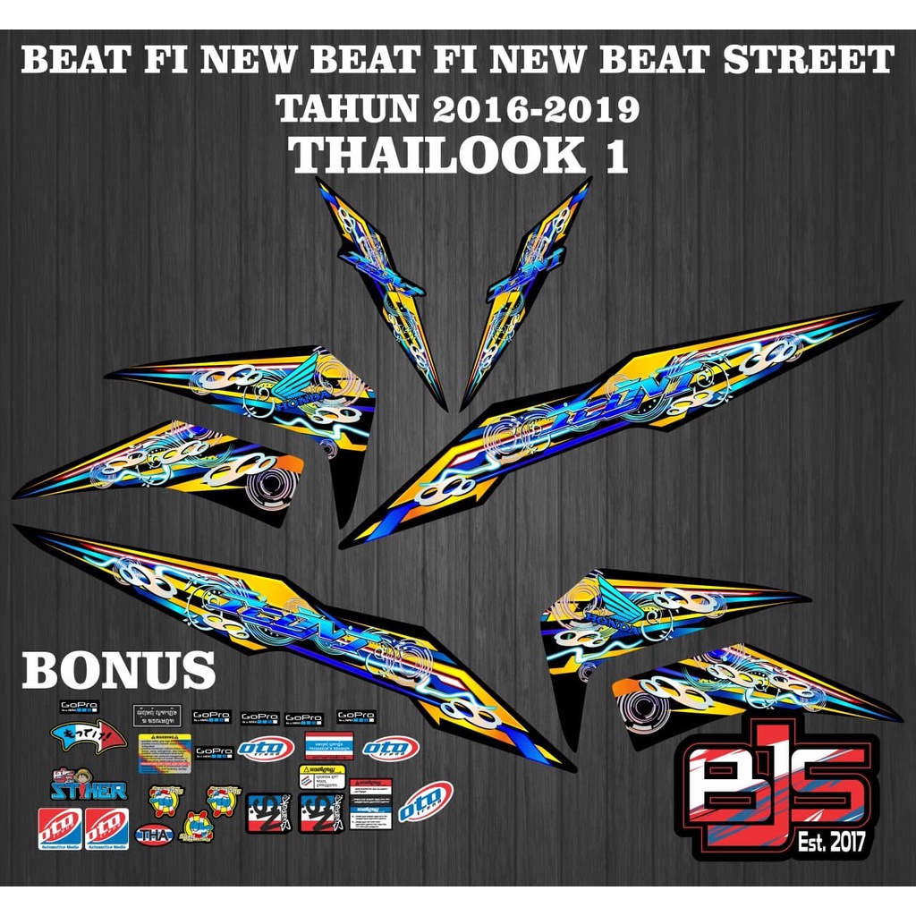 Miếng Dán / Nhãn Dán / Miếng Dán / Miếng Dán / Miếng Dán / Nhãn Dán / Miếng Dán Trong Suốt uv honda beat fi new beat fi 2016-2019 Họa Tiết Da Báo Thái Lan