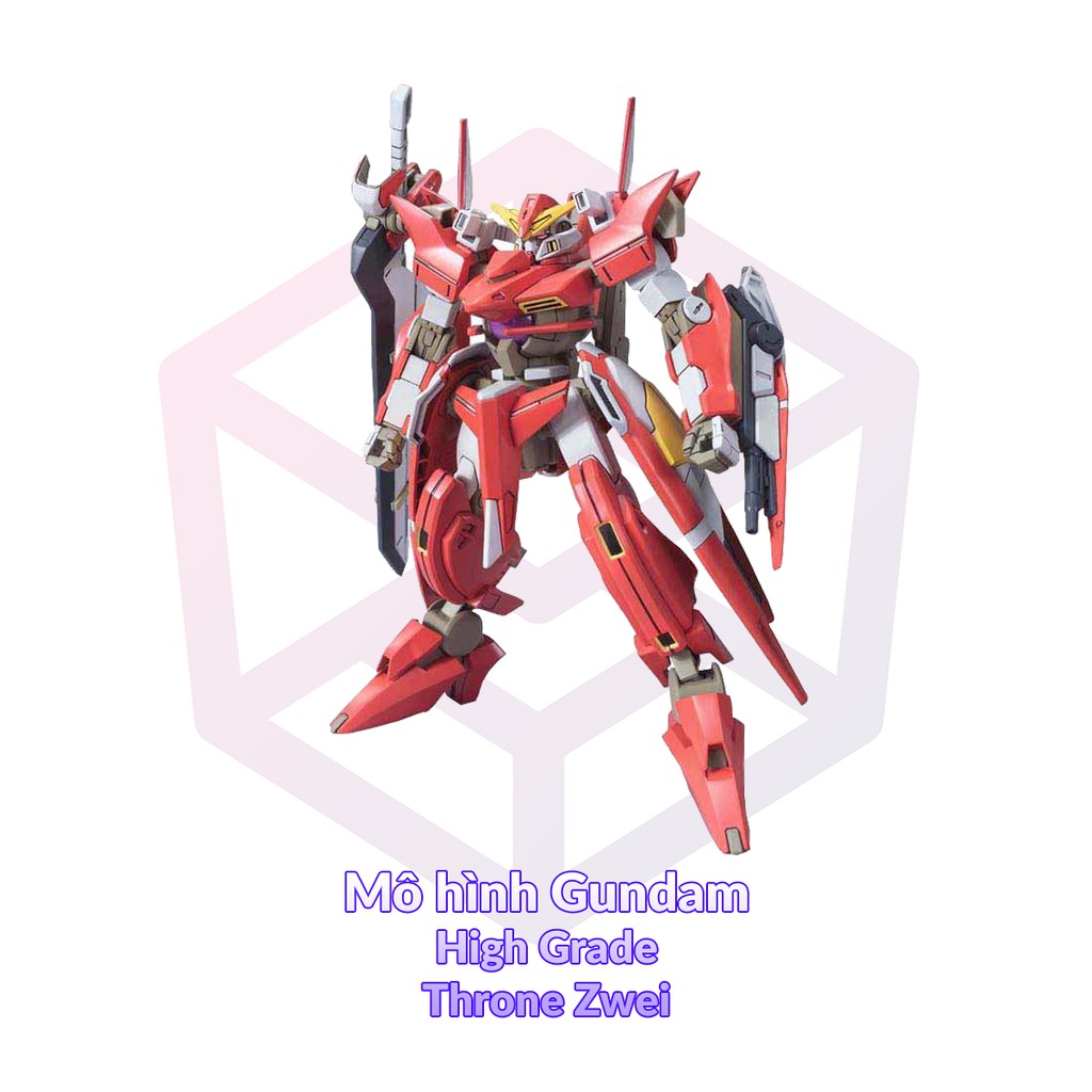 Mô Hình Gundam TT Hongli HG 12 Throne Zwei 1/144 Gundam 00 [3GD]