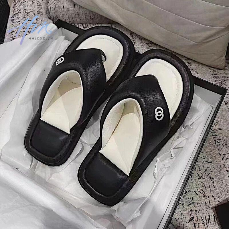 Dép Xỏ Ngón Mũi Vuông Dễ Thương Thời Trang Mùa Hè 2022S