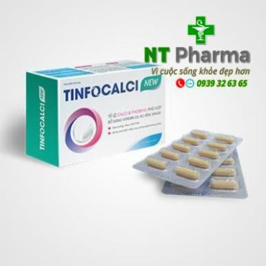 TinfoCalci New - Bổ sung calci hữu cơ và vitamin