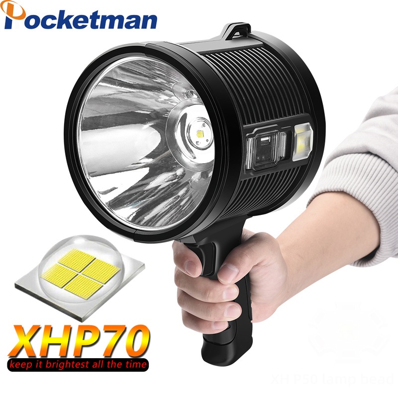 Đèn Pin Led Siêu Sáng Công Suất Lớn Có Thể Sạc Được