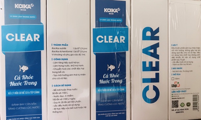 Men Vi Sinh Làm Trong Nước Clear KoiKa