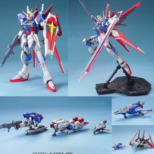 Mô Hình Lắp Ráp Gundam MG 8811 Force Impulse Daban kèm base