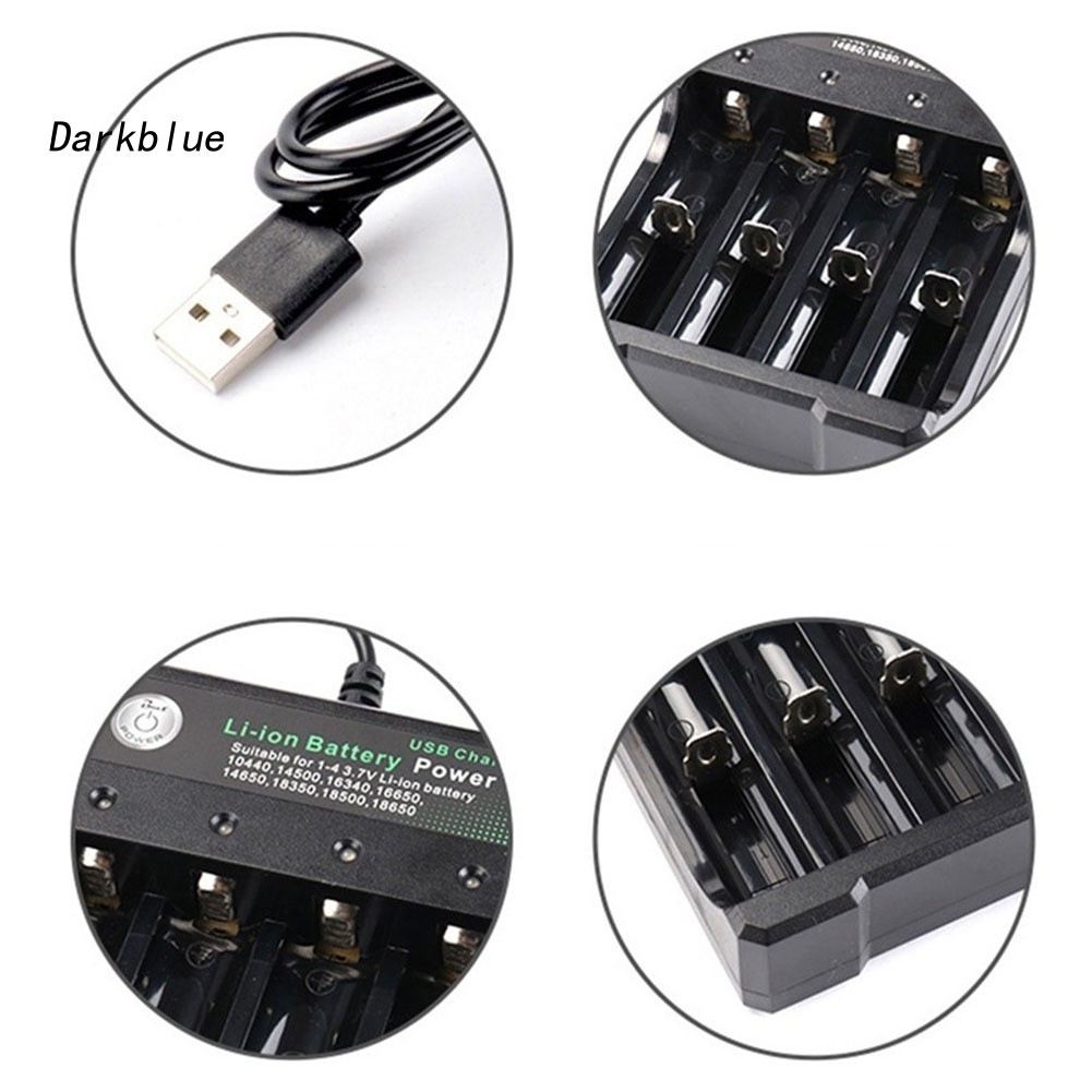 ✽Ốp Điện Thoại Thời Trang Cho QX QX QX✽Bộ Sạc Pin Li-ion Thông Minh Thông Dụng Cho 18650 18500 16340 14500