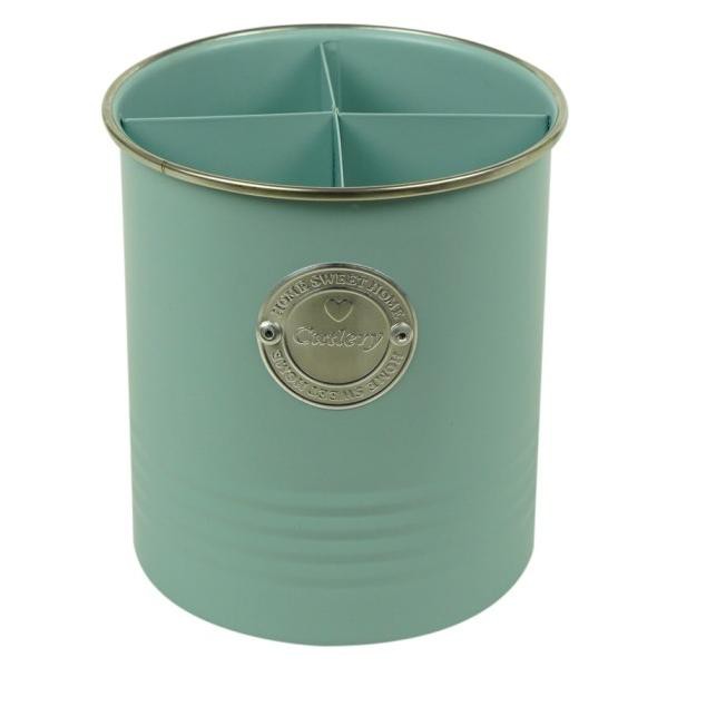Giá Đỡ Muỗng / Nĩa Chia Ngăn Màu Xanh Bạc Hà | BigBuy360 - bigbuy360.vn