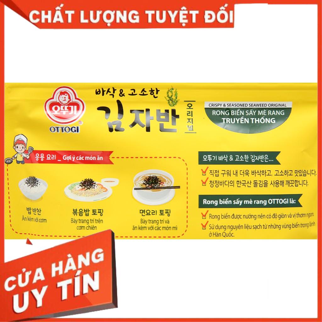 New -  Rong biển sấy mè rang vị truyền thống Ottogi 30g - Siêu hot.