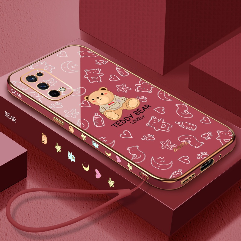 Ốp Điện Thoại In Hình Gấu Bông Cho Oppo A96 A36 Oppo A36 A76 Oppo A16K Oppo A16E Oppo A16 Oppo A52 Oppo A92