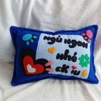 Cặp gối handmade nằm và ôm cún con
