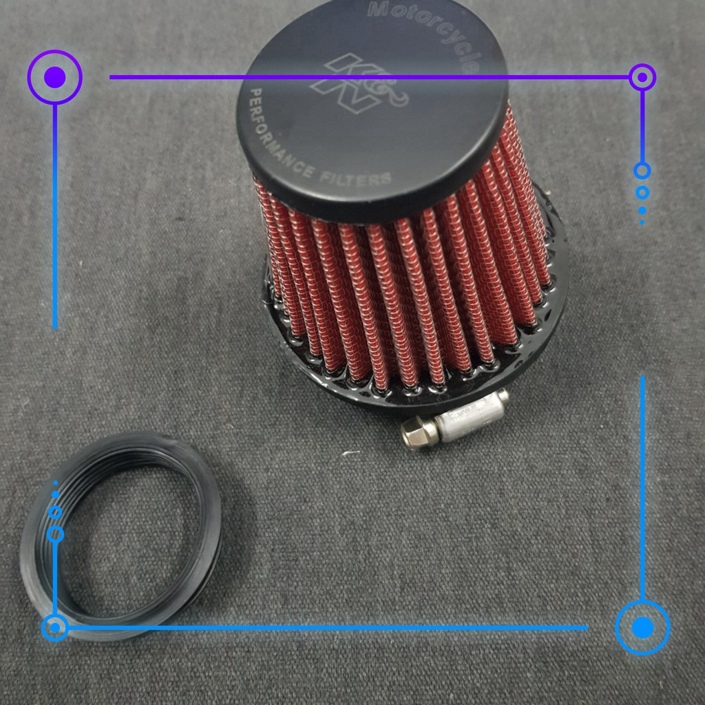 LỌC GIÓ TRỤ HIỆU KN CHO XE MÁY --- .TĂNG NỘI LỰC XE MẠNH NHƯ SIÊU ANH HÙNG .