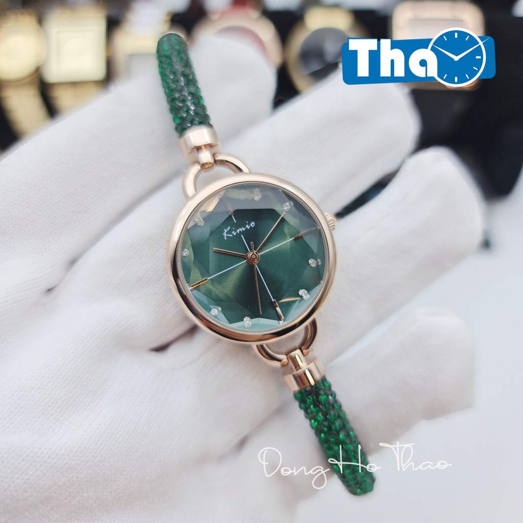 [Mã FAMAYFA2 giảm 10K đơn 50K] Đồng Hồ Nữ Dây Đá Kimio 6328 Sang Chảnh Độc Đáo | BigBuy360 - bigbuy360.vn
