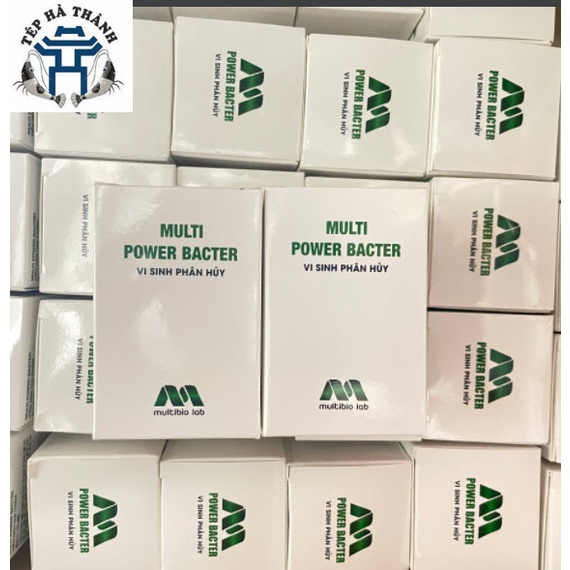 Multi Power Bacter - Vi Sinh Phân Hủy Phân Cá, Mùn Bã Hữu Cơ Cho Bể Cá, Bể Thủy Sinh
