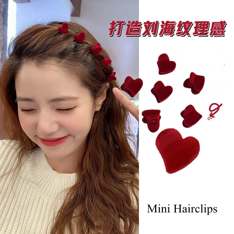 Kẹp Tóc Mini Màu Trơn Đa Năng Thời Trang Cho Nữ