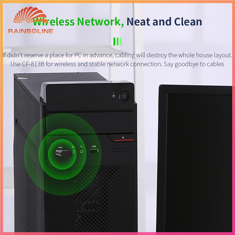 Usb Nhận Tín Hiệu Wifi Bluetooth 4.2 Comfast Cf-813B 650m | BigBuy360 - bigbuy360.vn