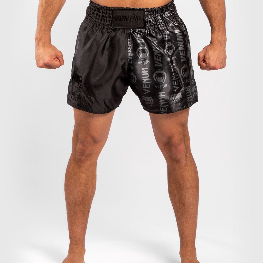 Quần Muay Thai Venum Logos - Black