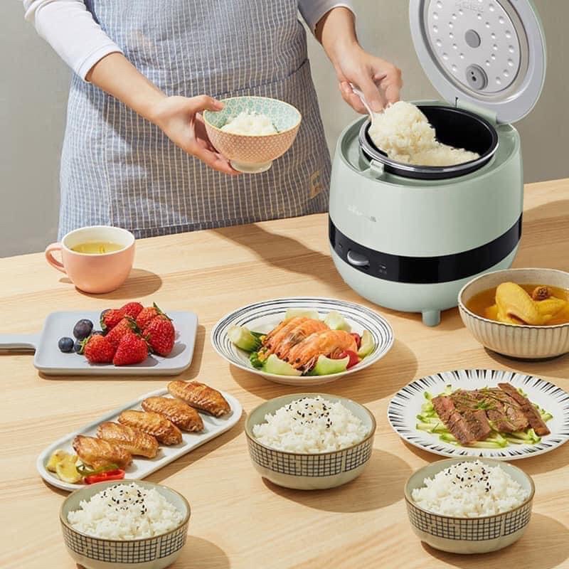 Nồi cơm điện mini Bear 1,2L nhỏ gọn tiện dụng - phù hợp cho sinh viên, người ăn kiêng