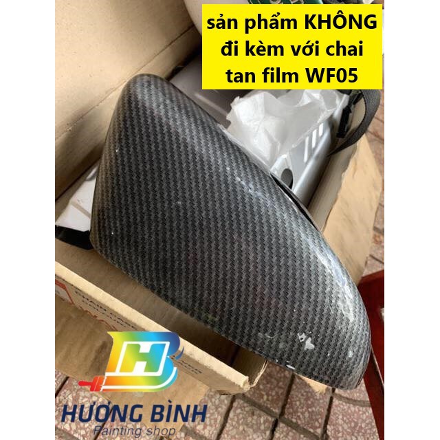 Sơn film chuyển nước dành Carbon Bạc Samurai khổ 0,5 x 1 mét (KHÔNG kèm chai tan film WF05)