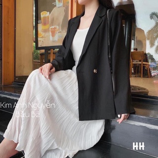 Áo Blazer trơn hàn quốc