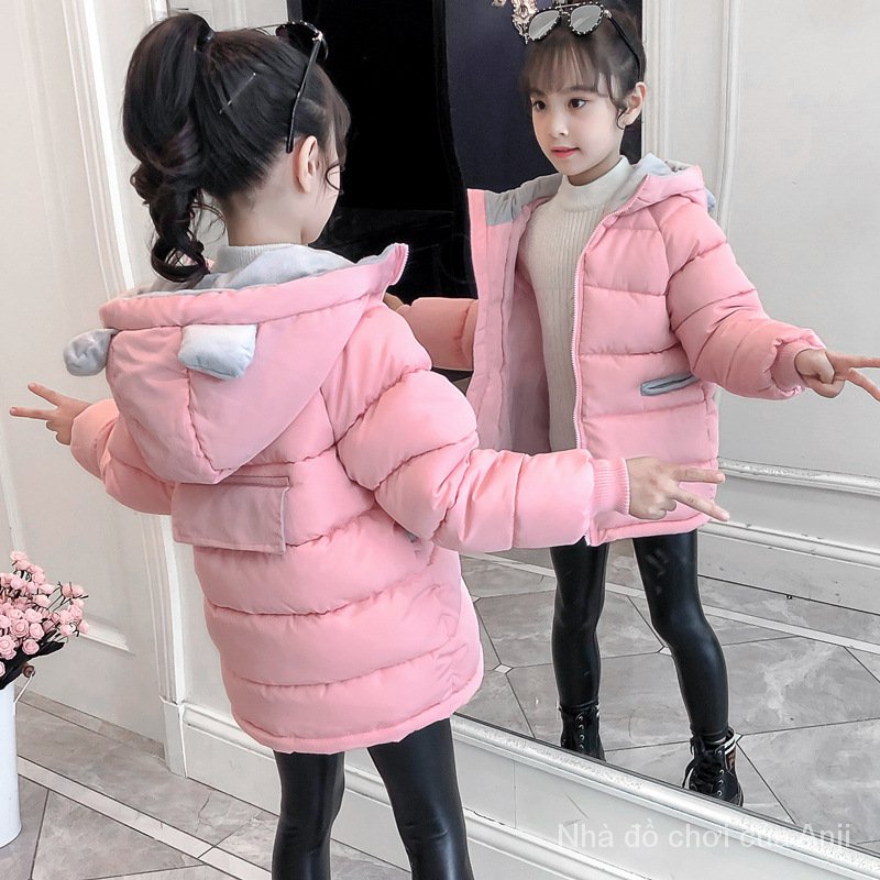 Kids Clothes Cotton Coat Winter Tweezers Cold Coat And Overcoat
