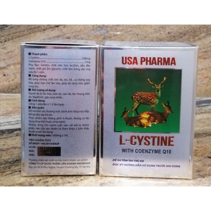 Viên uống L-CYSTINE hỗ trợ giảm rụng tóc, móng tay, móng chân chắc khoẻ