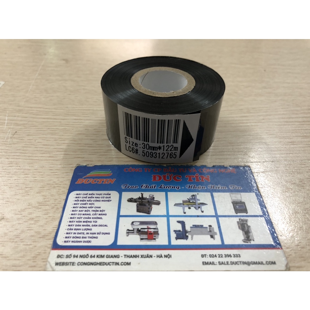 Combo 6 Cuộn Mực Ruy Băng Nhiệt In Date Dùng Cho Máy Dy8, HP241