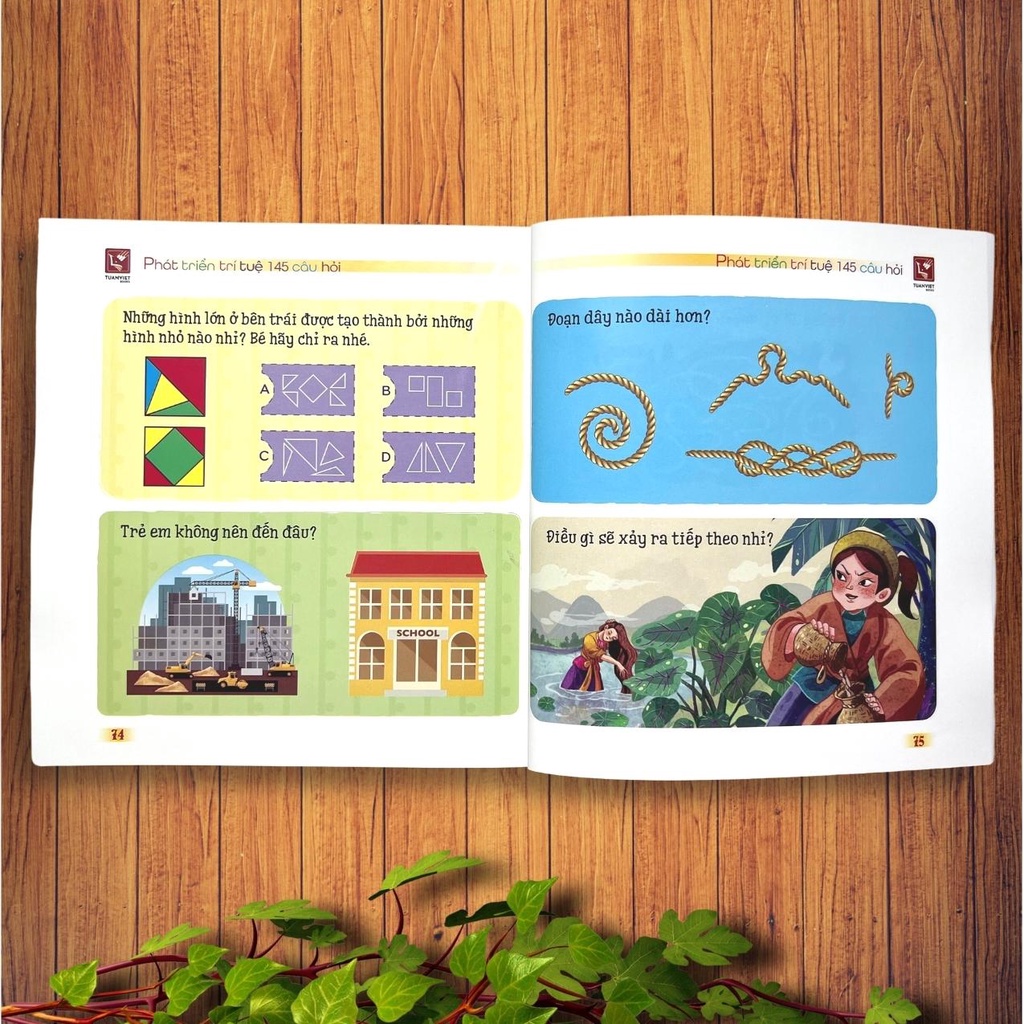 Sách - Phát Triển Trí Tuệ - 145 Câu Hỏi Dành Cho Bé 4 - 5 Tuổi