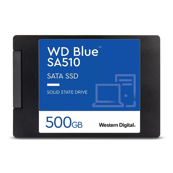 Ổ cứng SSD Western Digital Blue 3D-NAND 2.5-Inch SATA III 500GB (WDS500G3B0A) - Hàng Chính Hãng