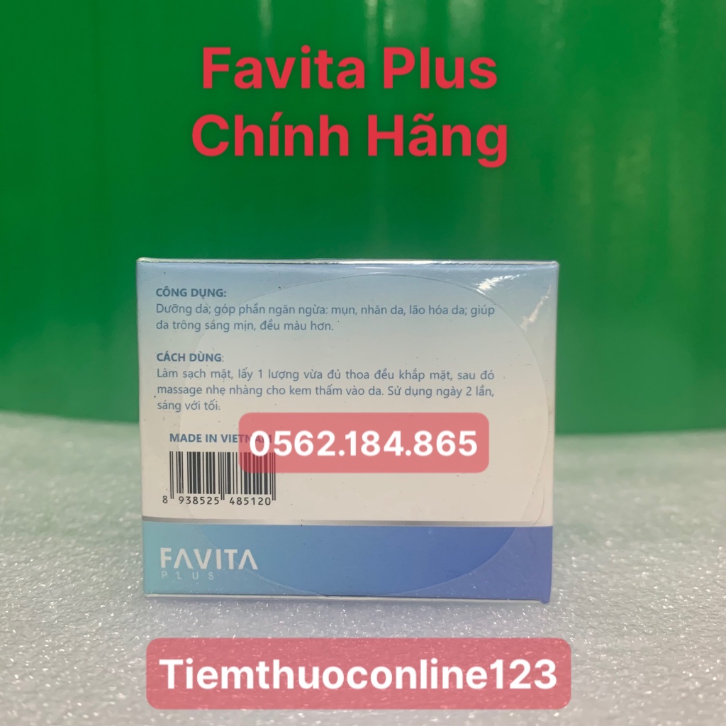 FAVITA PLUS [CHỤP THẬT] KEM CHỐNG LÃO HÓA FAVITA PLUS Chính Hãng - Kem chống lão hóa Số 1 Thái Lan