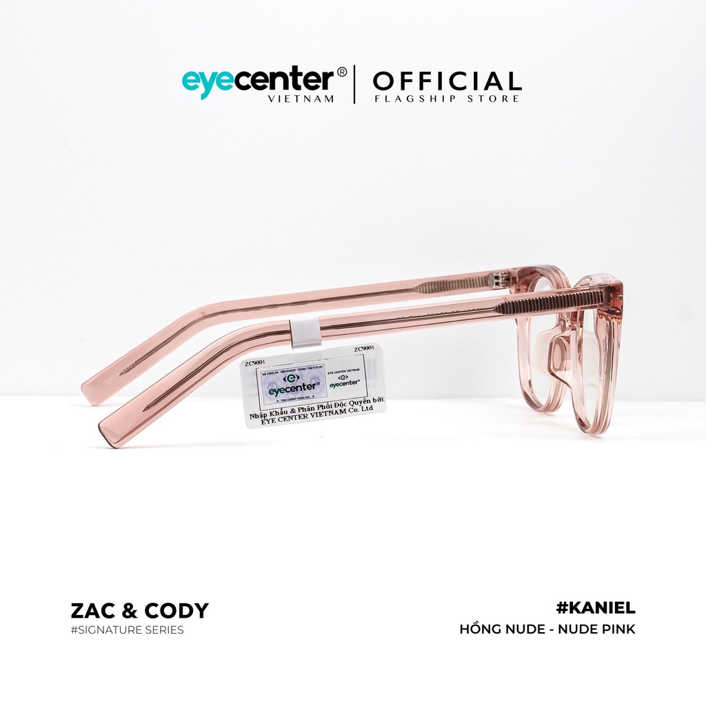 Gọng kính vuông nam nữ A27-S chính hãng Kaniel by Zac &amp; Cody nhập khẩu Eye Center Vietnam