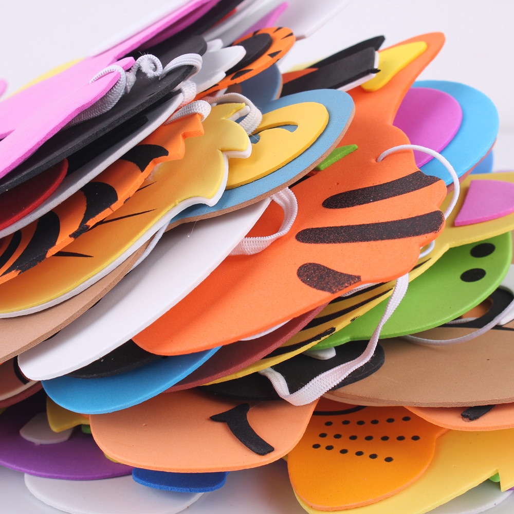 Mặt Nạ Thỏ / Hổ Hoạt Hình Dễ Thương Cho Bé Tiểu Học / Trường Mẫu Giáo