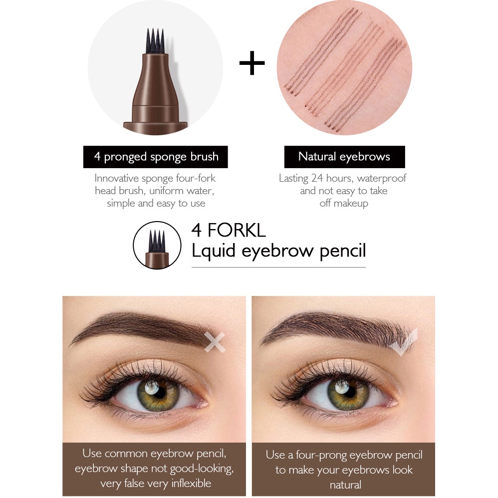 Bút Kẻ Lông Mày Dạng Phẩy Sợi Bingfuchun Lâu Trôi Không Phai Màu Chống Nước Dễ Sử Dụng | BigBuy360 - bigbuy360.vn